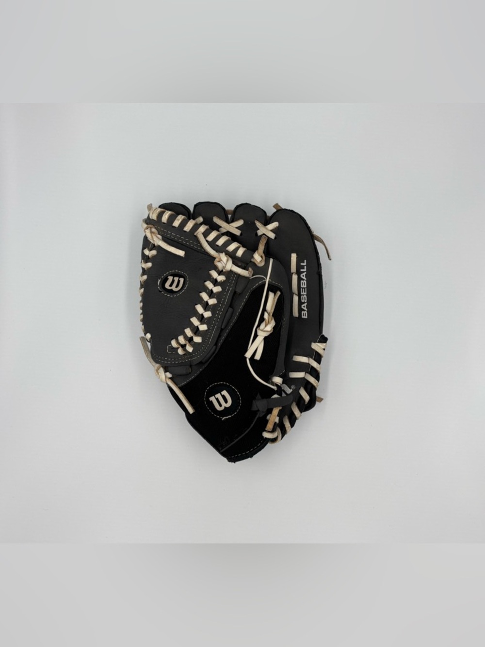 RETIRED Wilson A200 Baseball Glove 10 Inch T Ball RHT Gray Black  White T Ball